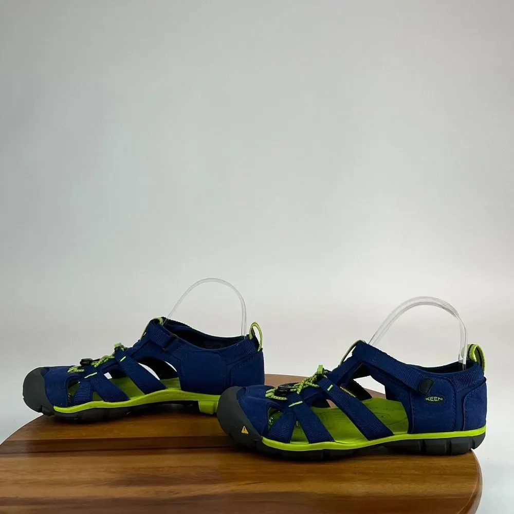 Big Kids Keen Seacamp II CNX Blue Casual Athletic Water Sport Sandals‎ Size 6 Y